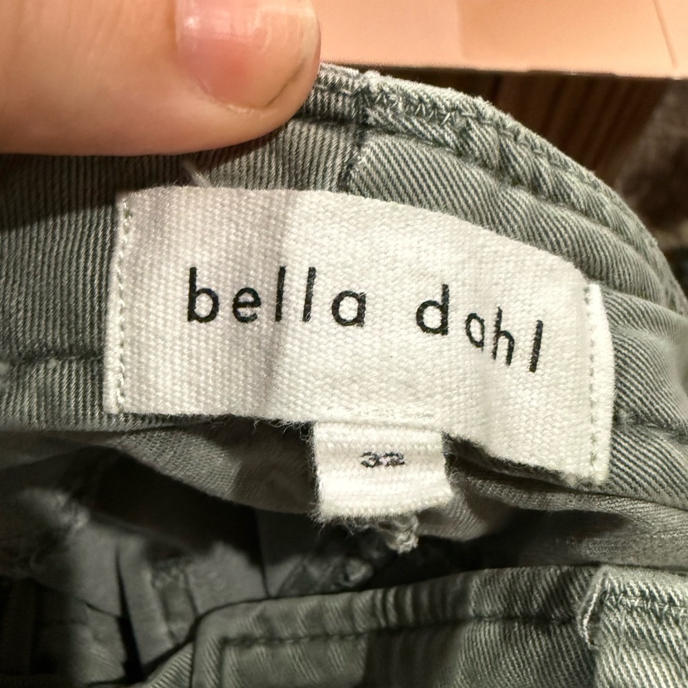 Bella Dahl Green saige Straight Leg pants size 32 - Picture 6 of 8